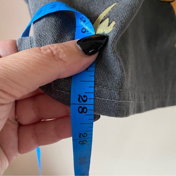 Altru Black Tee with Orange Mushroom Design - Picture 4 of 6